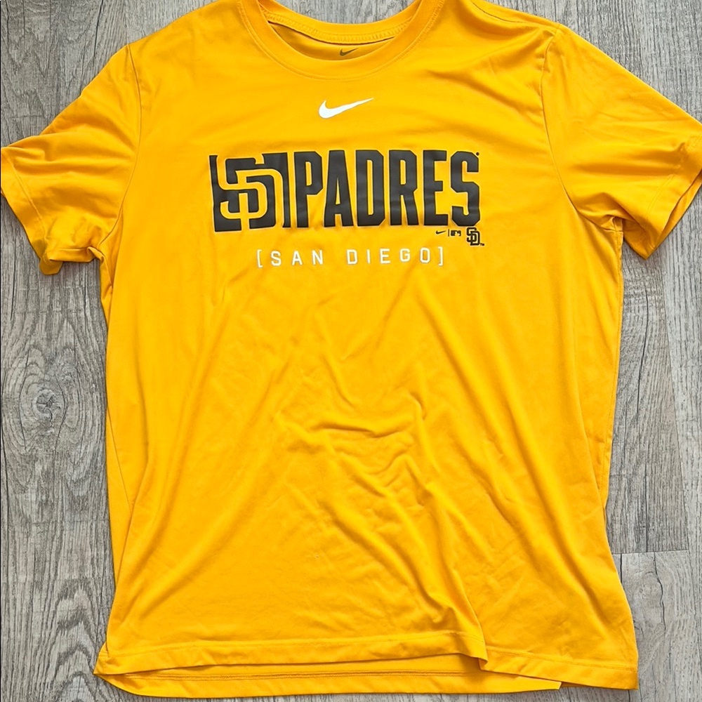 Nike San Diego Padres Yellow T-Shirt